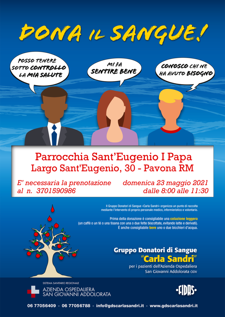 Locandina-GDS-Carla-Sandri-raccolte-esterne-SantEugenio-I-Papa-23mag21
